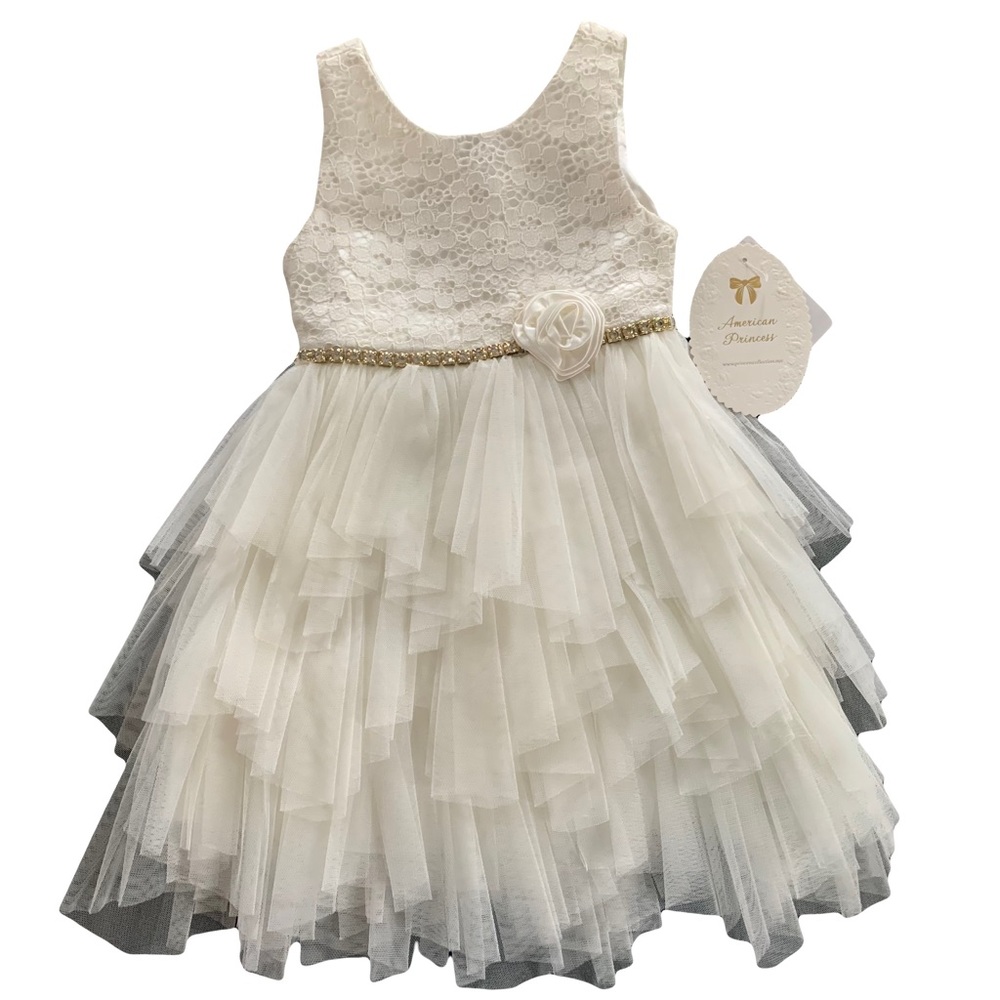 American Princess Ivory Dress- 2T